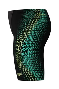 Jammers^Speedo Boys Skulls V Cut Jammer Black/green