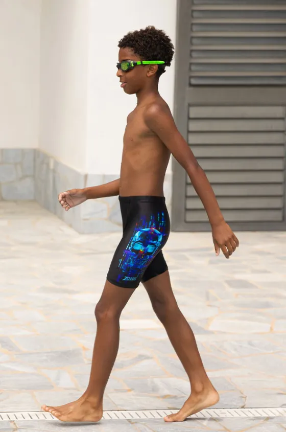 Jammers^Zoggs Boys Skulltor Volt Jammer Black/blue