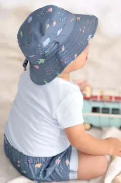 Hats^Toshi Boys Snapper Odyssey Sunhat Navy