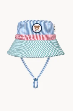 Hats^Huxbaby Boys Spliced Stripe Swim Hat Multi