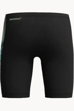 Jammers^Speedo Boys Sport Logo Jammer Black/Blue