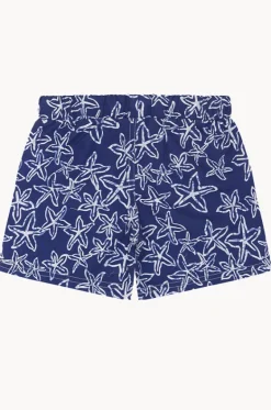 Boardshorts^Babes In The Shade Boys Starfish Boardshort Blue/white