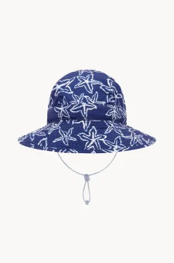 Hats^Babes In The Shade Boys Starfish Sunhat Blue/white