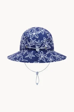 Hats^Babes In The Shade Boys Starfish Sunhat Blue/white