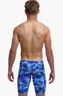 Jammers^Funky Trunks Boys Storm Chaser Jammer Blue/yellow