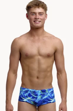 Trunks^Funky Trunks Boys Storm Chaser Trunk Blue/yellow