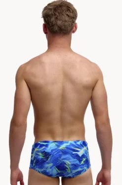 Trunks^Funky Trunks Boys Storm Chaser Trunk Blue/yellow