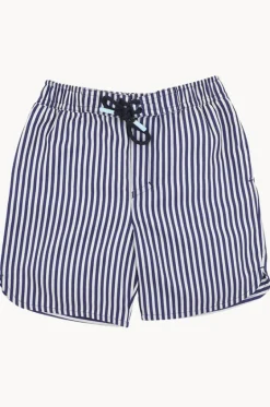 Boardshorts^Minihaha Boys Stripe Boardshort Navy