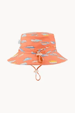 Hats^Toshi Boys Surfs Up Swim Sunhat Orange