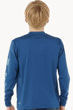 Rashies^Rip Curl Boys Tropic Daze Long Sleeve Suntop Light Navy