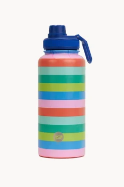 Drinkware|Drinkware^Annabel Trends Bright Stripes Drink Bottle 950ml Multi