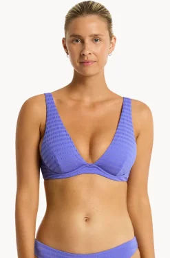 Bikini Tops^Sea Level Capri Longline Underwire Bra Iris