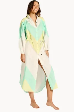 Dresses^Tigerlily Capri Lorena Dress Green/Blue