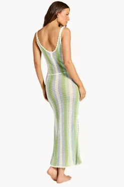 Dresses^Tigerlily Capri Mara Midi Dress Green/blue