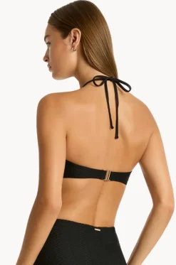Bikini Tops^Sea Level Caracus Ring Bandeau Black
