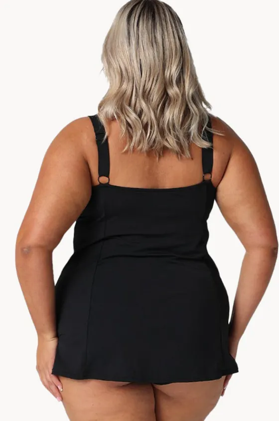 One Pieces^Capriosca Catalina Wide Strap Swim Dress Black/Multi