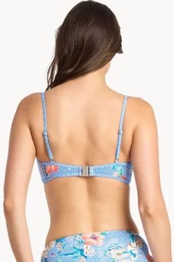 Bikini Tops^Sunseeker Chilio Multi Bar Bra Blue