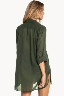 Overswim^Sunseeker Classic Painters Shirt Khaki