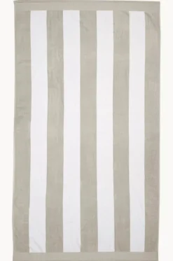 Towels|Towels^Bambury Classic Stripe Egyptian Cotton Towel Pebble