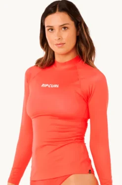 Rashies & Sunsuits^Rip Curl Classic Surf Long Sleeve Suntop Red