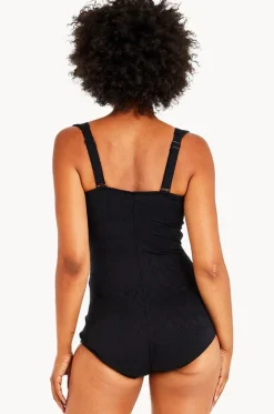 One Pieces^Capriosca Classique Retro One Piece Black