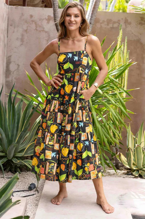 Dresses^Go Girl Coco Vacay Ellie Midi Dress Midnight