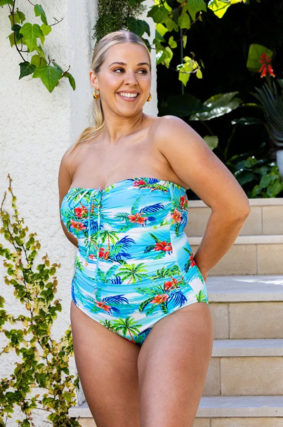 One Pieces^Baku Cocos Islands Bandeau One Piece White