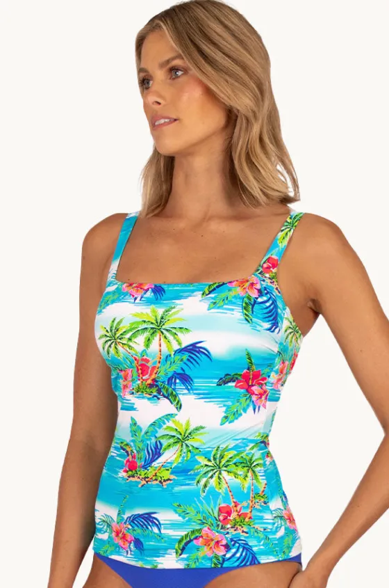 Tankini Tops^Baku Cocos Islands Multi Fit Tankini Separate White