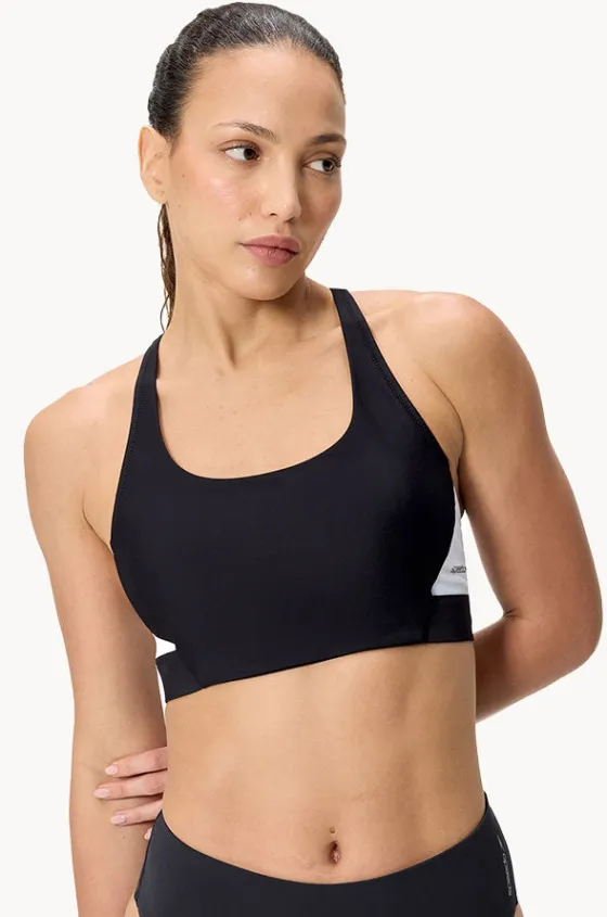 Bikini Tops^Speedo Colourblock Top Black/White