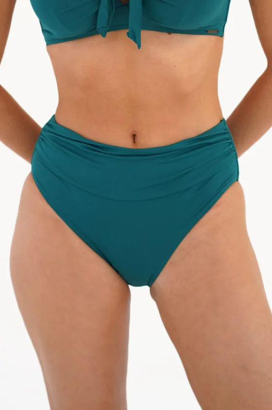 Bottoms^Moontide Contours High Ruched Front Pant Evergreen
