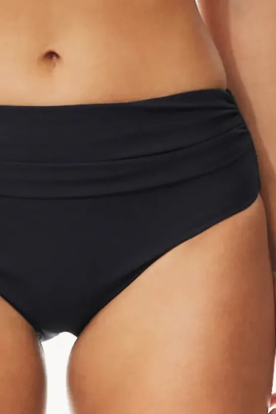 Bottoms^Moontide Contours High Ruched Front Pant Black