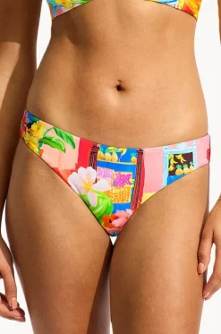 Bottoms^Seafolly Cuba Hipster Turquoise