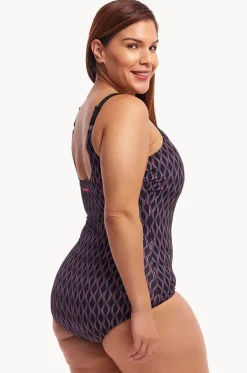 One Pieces^Funkita Curvy Queen Scoop Neck One Piece Black/pink