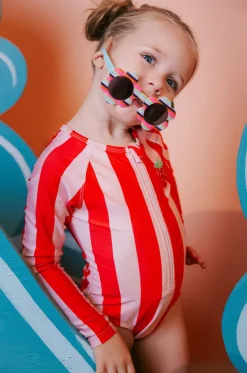 Sunglasses^Frankie Ray Daisy Stripe Sunnies Multi