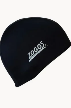 Swim Caps^Zoggs Deluxe Stretch Cap Black