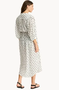 Dresses^Sea Level Dottie Boho Long Shirt Dress