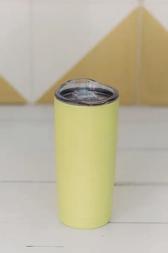 Drinkware|Drinkware^Annabel Trends Double Wall Smoothie Cup 500ml Lemon