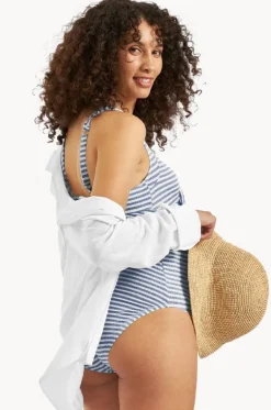 One Pieces^Ripe Maternity Dune Stripe One Piece Indigo