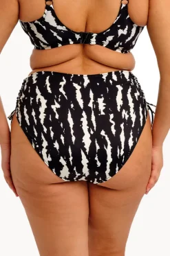 Bottoms^Elomi Swimwear Echo Shell Adjustable Bikini Brief BLACK