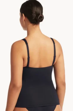 Tankini Tops^Sea Level Eco Essentials D/DD Cup Tankini Separate Night sky