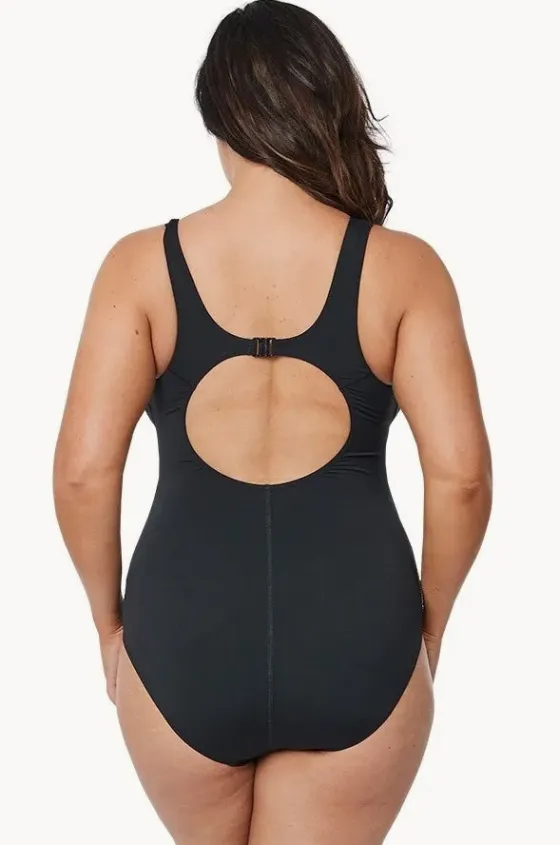 One Pieces^Speedo Endurance+ Contour Clipback One Piece BLACK
