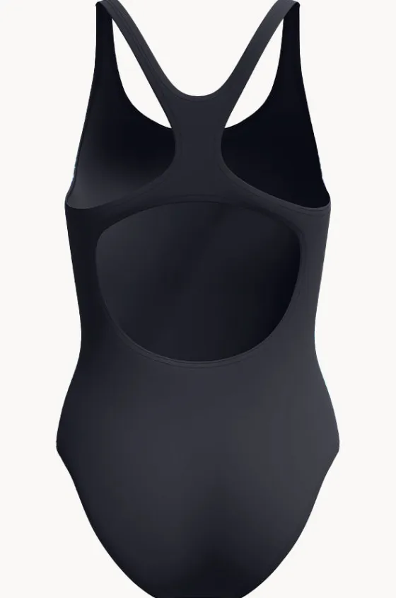 One Pieces^Speedo Engineered Print Butterfly Back One Piece Black/Cobalt