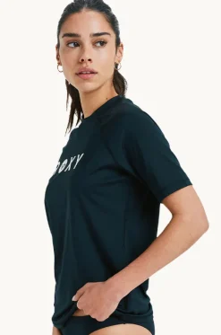 Rashies & Sunsuits^Roxy Essential Short Sleeve Suntop Black