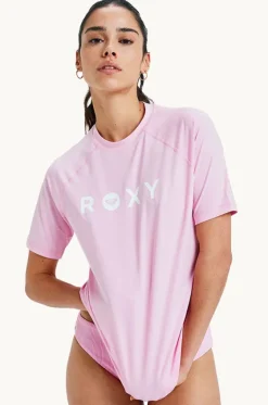 Rashies & Sunsuits^Roxy Essential Short Sleeve Suntop Bonbon