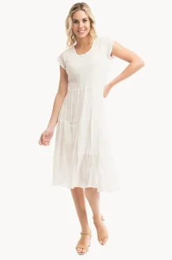 Dresses^Orientique Essentials Cotton Pocket Dress WHITE
