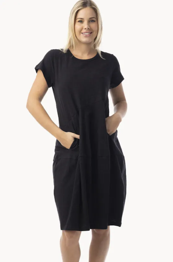 Dresses^Orientique Essentials Knit Bubble Dress Black