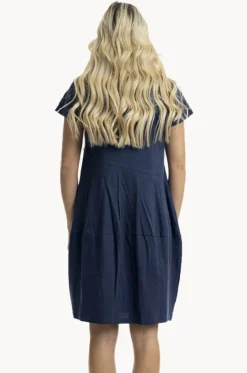 Dresses^Orientique Essentials Knit Bubble Dress Navy