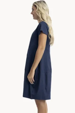 Dresses^Orientique Essentials Knit Bubble Dress Navy