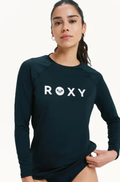 Rashies & Sunsuits^Roxy Essentials Long Sleeve Suntop Black