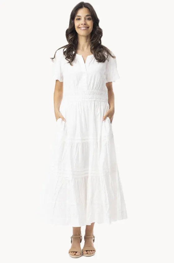 Dresses^Orientique Essentials Poplin Maxi Dress White